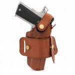 Galco Ironhide Outside the Waistband Holster – Premium Steerhide 1911 5" Holster