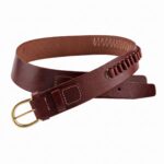 Triple K Wyoming Leather Cartridge Belt – 43"–48" Right Hand