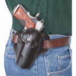 Galco Combat Master Holster – Black Premium Steerhide Leather Pancake Holster