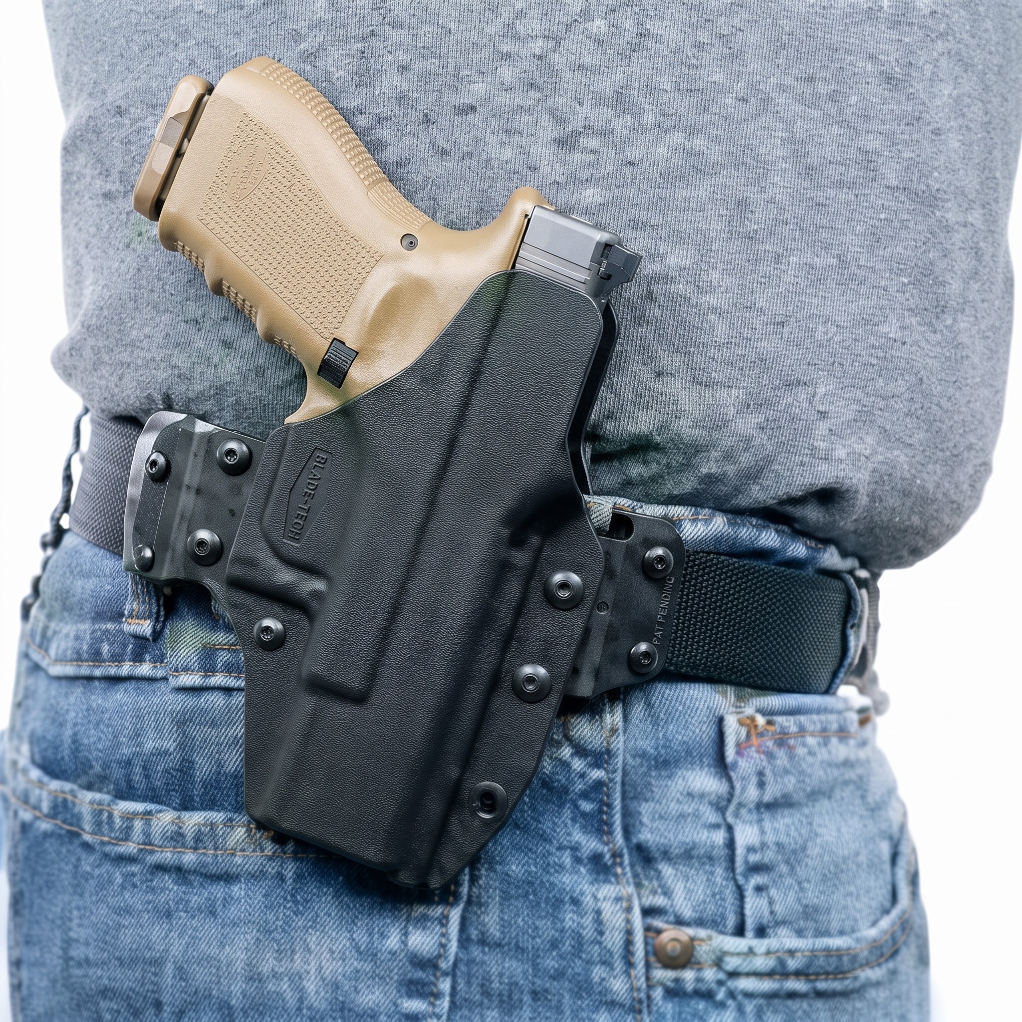 Gemini_Generated_Image_hsckoahsckoahsck Blade-Tech Total Eclipse Ambidextrous Holster – Ruger LC9/LC9s IWB & OWB Holster - Image 1