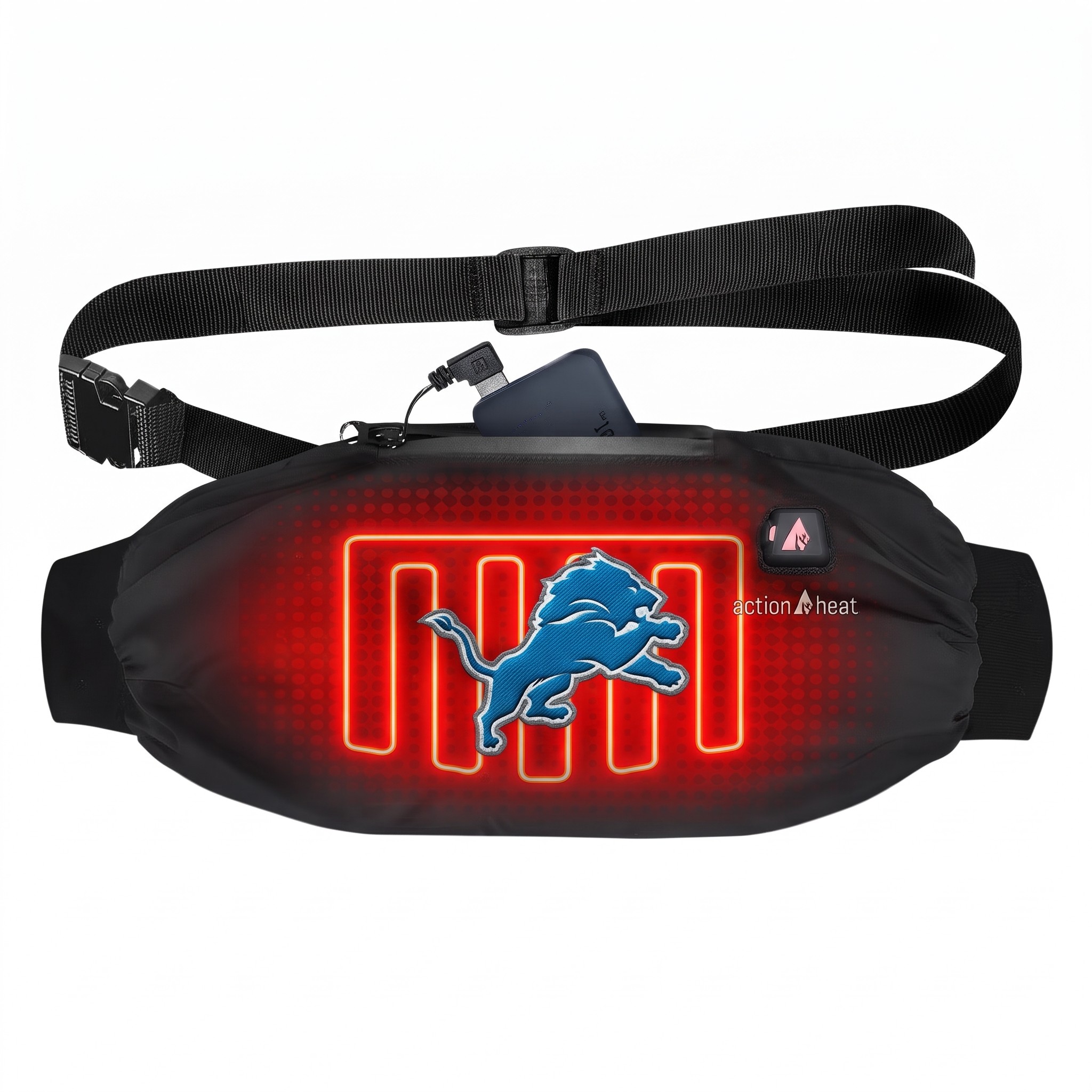 Gemini_Generated_Image_r2zk6ur2zk6ur2zk ActionHeat NFL 5V Battery-Heated Muff – Detroit Lions/Black - Image 1