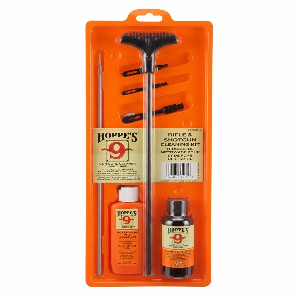 klj Hoppe’s No. 9 Universal Rifle & Shotgun Gun Cleaning Kit – Complete Maintenance Set - Image 1