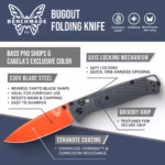 Benchmade Bugout 535OR-2103 Blaze Orange Folding Knife - Image 3