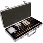 Hoppe’s UAC102 Deluxe 31-Piece Gun Cleaning Kit – Universal Firearm Maintenance Set