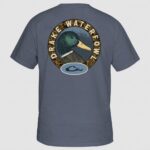 Drake Waterfowl Mallard Circle Short-Sleeve Pocket T-Shirt – Flint Stone – L